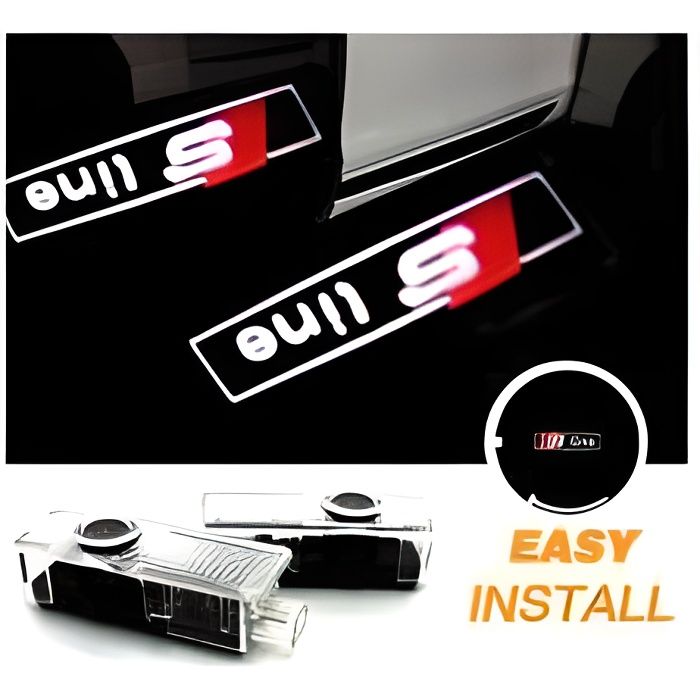 2x Logo Coming Home - AUDI S-LINE