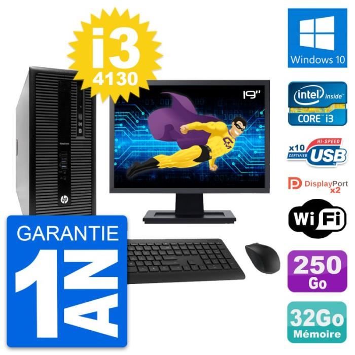 PC Tour HP 800 G1 Ecran 19