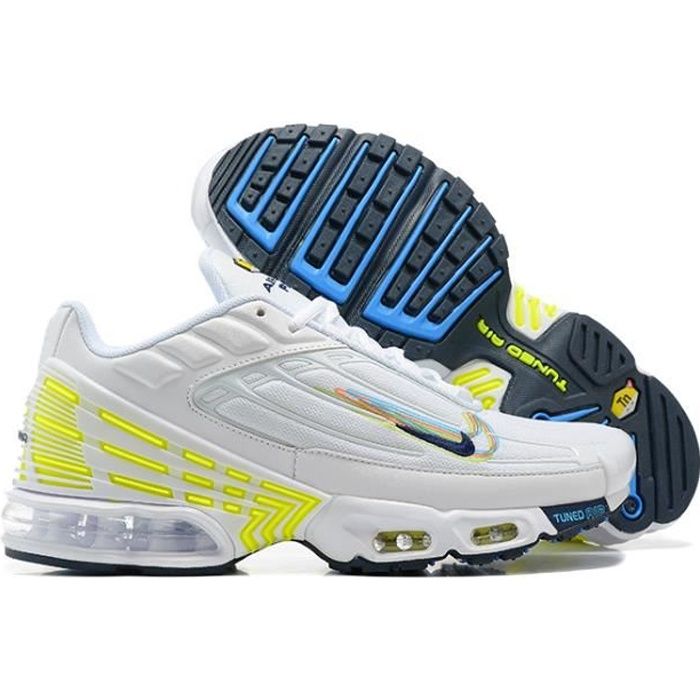Basket NIKEs Airs Max Tn plus 3 Chaussures de Running Homme blanc