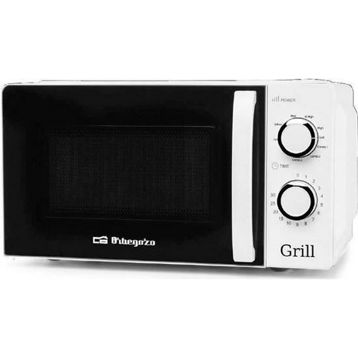 Micro-ondes avec Gril Orbegozo MIG2130 20 L 700W Blanc