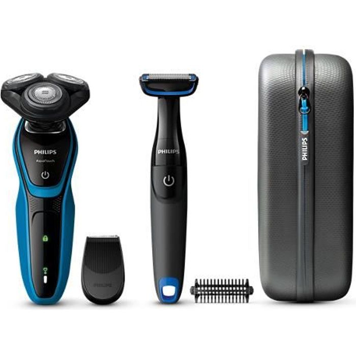 Rasoir electrique AquaTouch etanche Philips S5050/64 U Unique