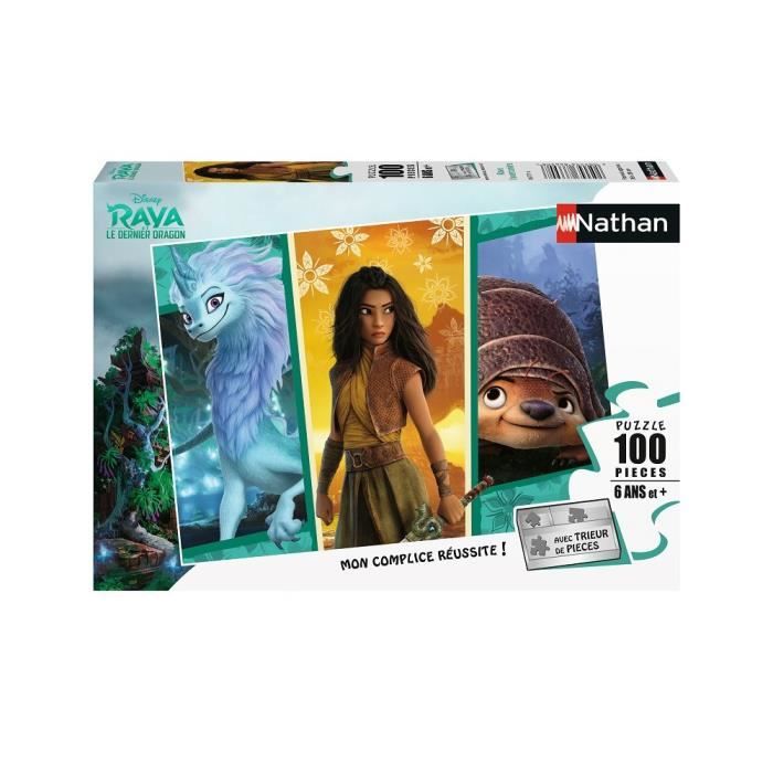 Puzzle 100 p - Raya l'aventurière / Disney Raya et le dernier dragon
