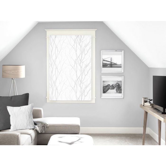 SOLEIL D'OCRE Brise bise Liane 60x90 cm - Blanc