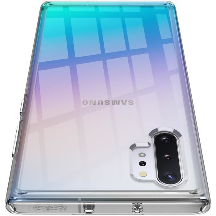 Spigen Coque Samsung Galaxy Note 10 Plus [Ultra Hybrid] Bumper Renforcé, Anti-Rayure, Air Cushion Protection (627CS27332