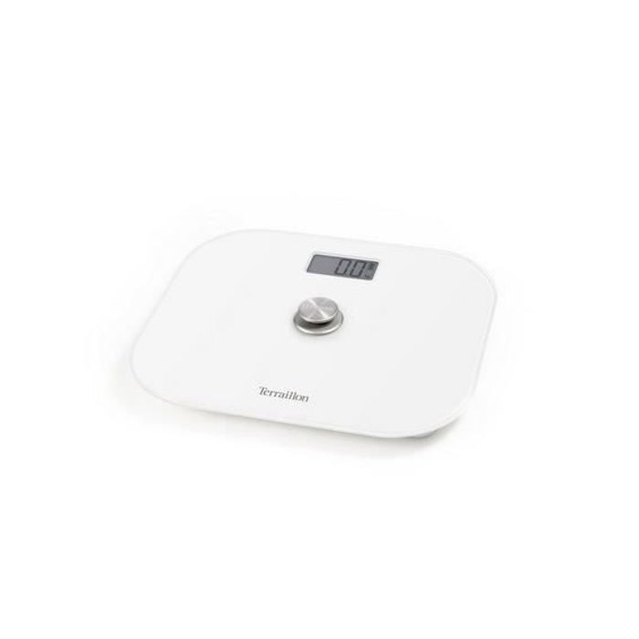 TERRAILLON - Pèse-personne écologique sans pile système dynamo 200kg/10