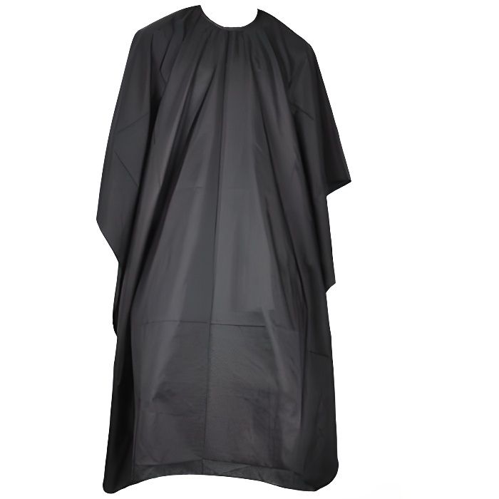 TRIXES Blouse de salon de coiffure noire pour coupes, couleurs et mèches