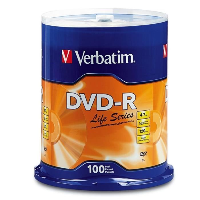 100 DVD-R Verbatim
