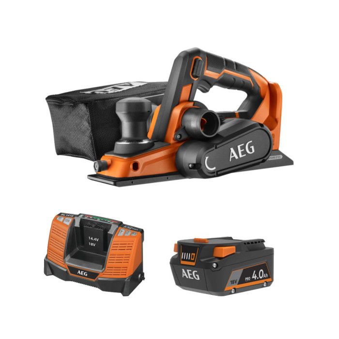 AEG Pack 18V Rabot Brushless 82mm - vue 8