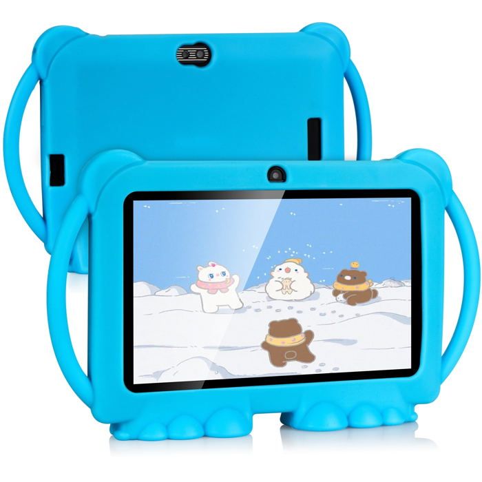 Tablette Tablette de 7 pouces pour enfants 32 Go ROM 2 Go de RAM pour Android 11.0 Tablette pour tout-petits avec 24 G WiFi GMS