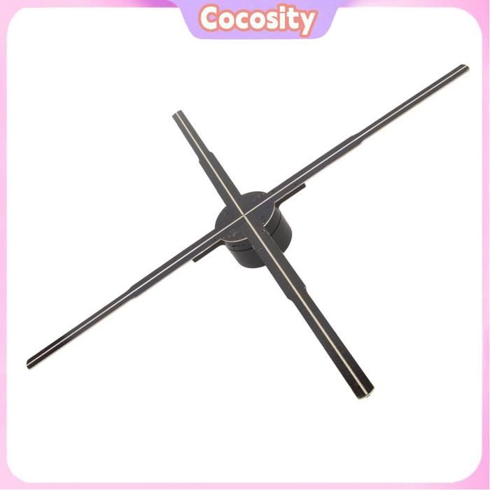Cocosity Ventilateur 3D Hologramme Ultra HD 722 LED WiFi Affichage Publicitaire avec APP Téléphone PC