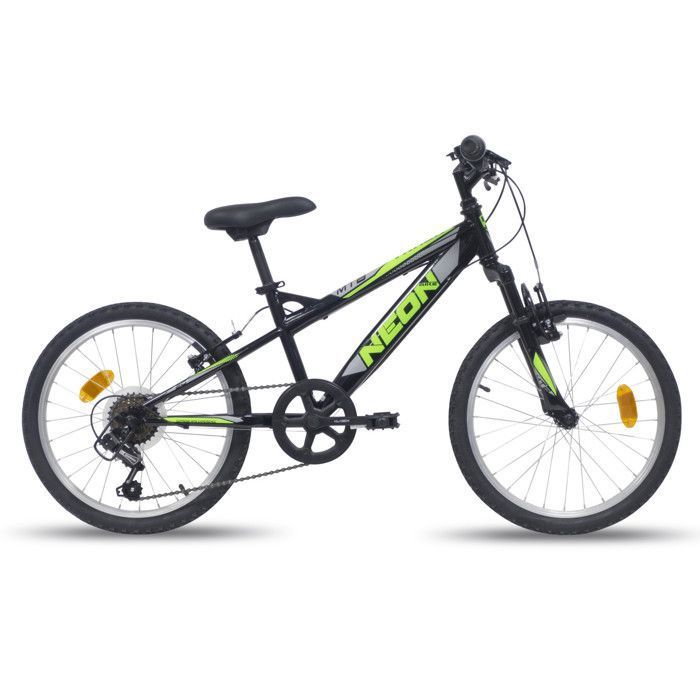 Vélo enfant VTT 20'' Fourche Télescopique équipé de vitesses par