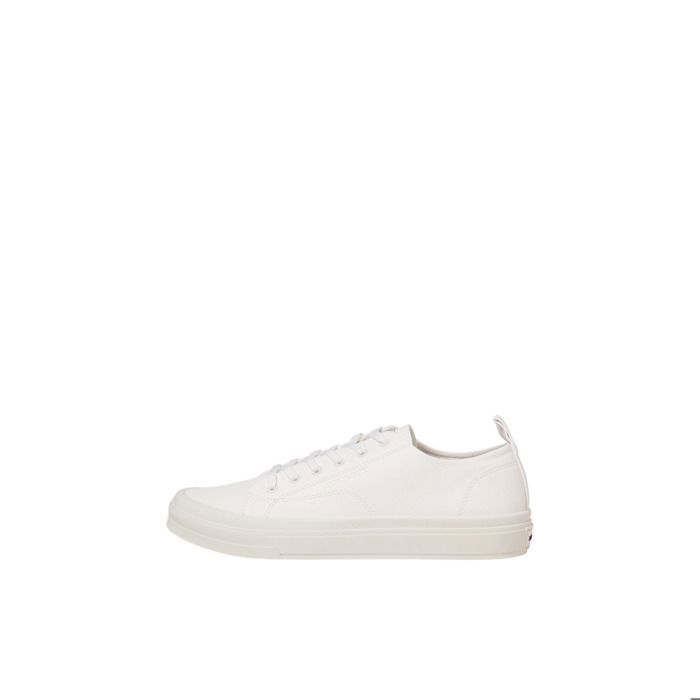 jack & jones Jack & Jones Bayswater Baskets Blanc - Sneakers PU à lacets doublure maille