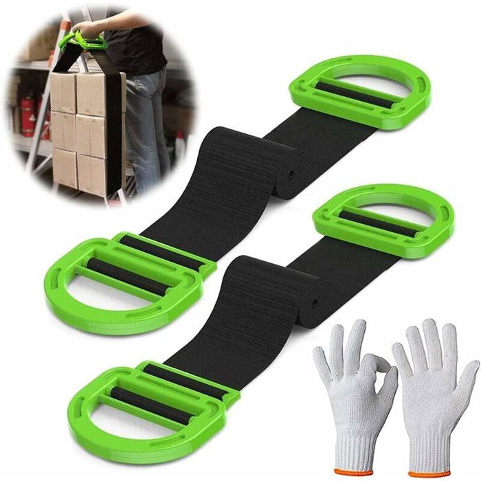 Sangles De Levage Réglables - Pour Meubles, Cartons Et Déménagement, Lot Ajustable