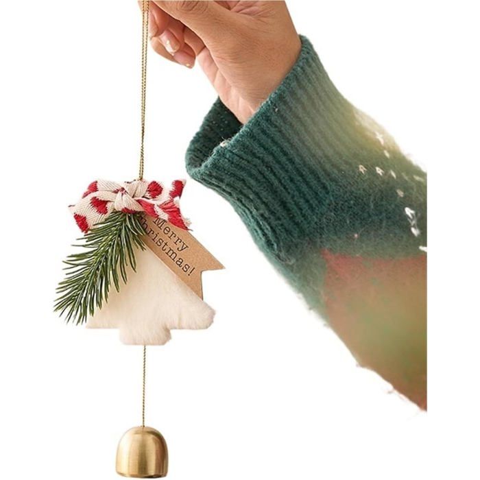 Ribbli Ruban Vichy De Noël Avec Feuille D'or Métallique, 1,9 Cm X 22,9 M, Ruban De Noël à Utiliser Pour Emballage Cadeau, Décoration De Noël - Rouge/ Vert/doré Style B