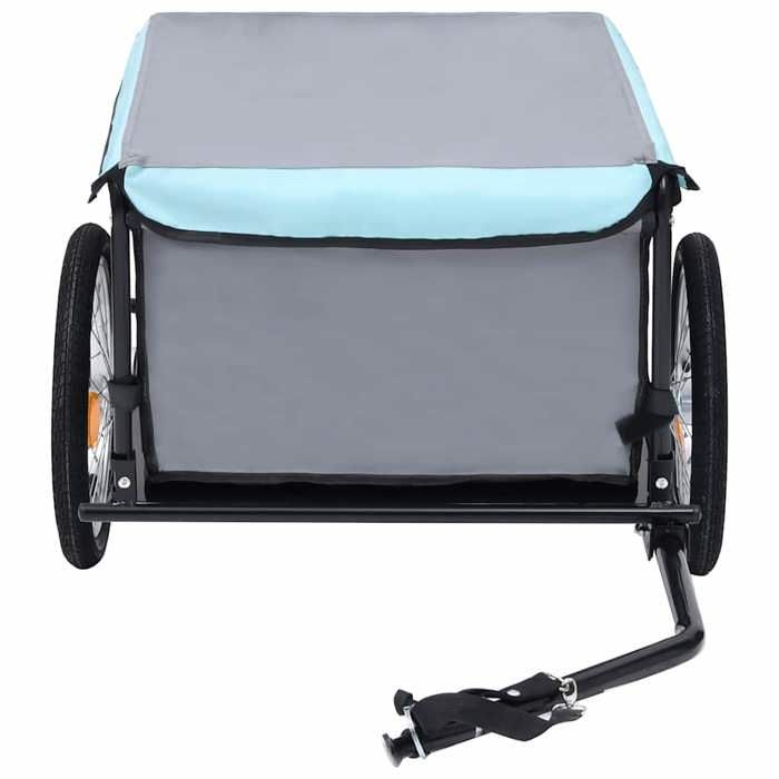 “Winter SaleTOP Remorques de vélo Noir - Remorque de vélo noir et bleu 65 kg PRO28851