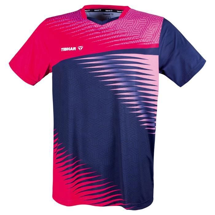 T-shirt Tibhar Azur - pink/dunkelblau