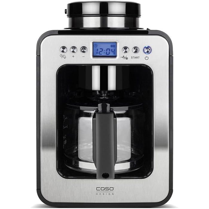 Machine à café compacte électronique - ZGEER - Moulin intégré - Infuseur amovible - Écran LCD - Minuterie - Zgeer