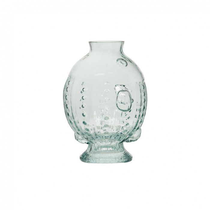 Vase Poisson turquoise H21 cm - Amadeus