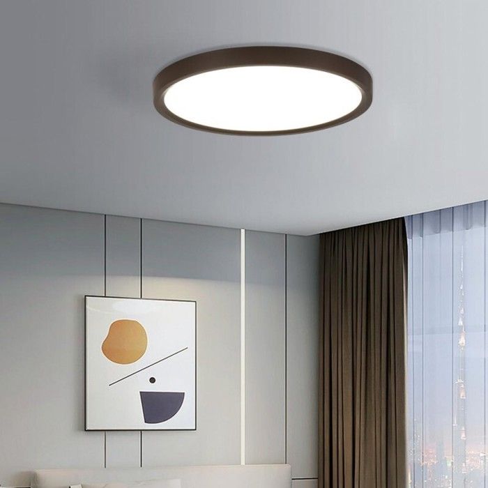 Plafonnier (Rond) LED - Ø40 cm - 30W - 6000K - Noir