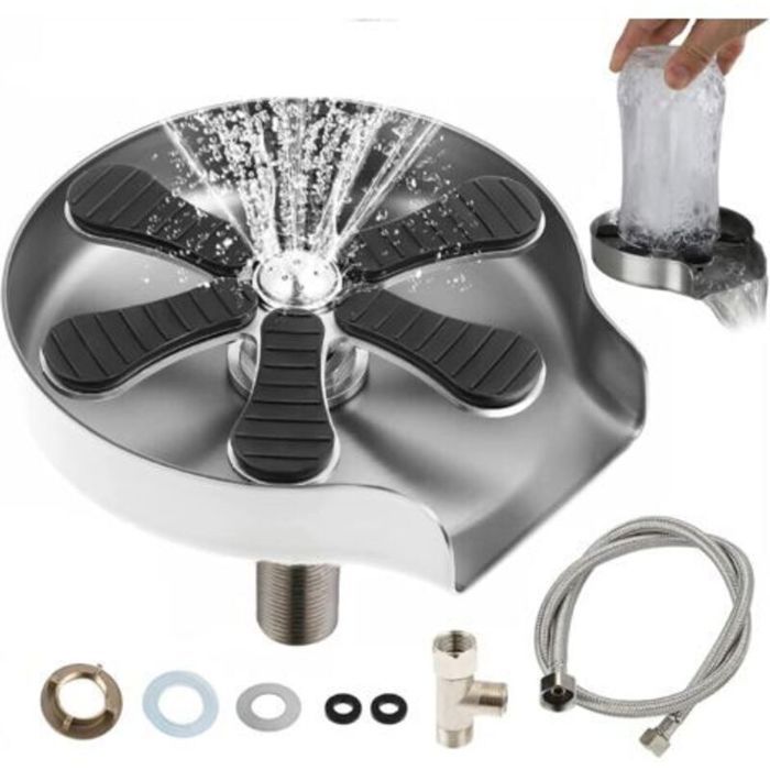 Nettoyant pour vitres dévier de cuisine nettoyant pour verres en acier inoxydable nettoyant pour bouteilles deau et tasses