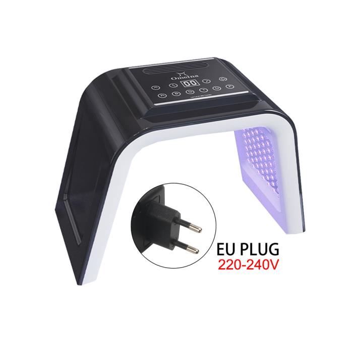 Bouche Black Eu - Masque de Photothérapie LED Spectromètre PDT, Lampe de Traitement du Visage, Spray Hydratan
