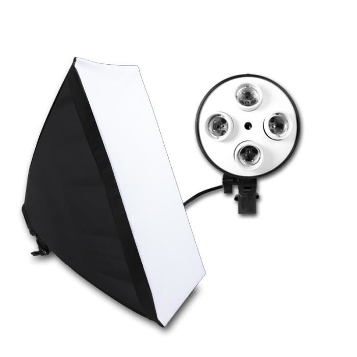 Kit Softbox Photographie 50x70 Cm Avec Trépied 203 Cm - Ampoule 85W 2700K-6500K, Télécommande - 5