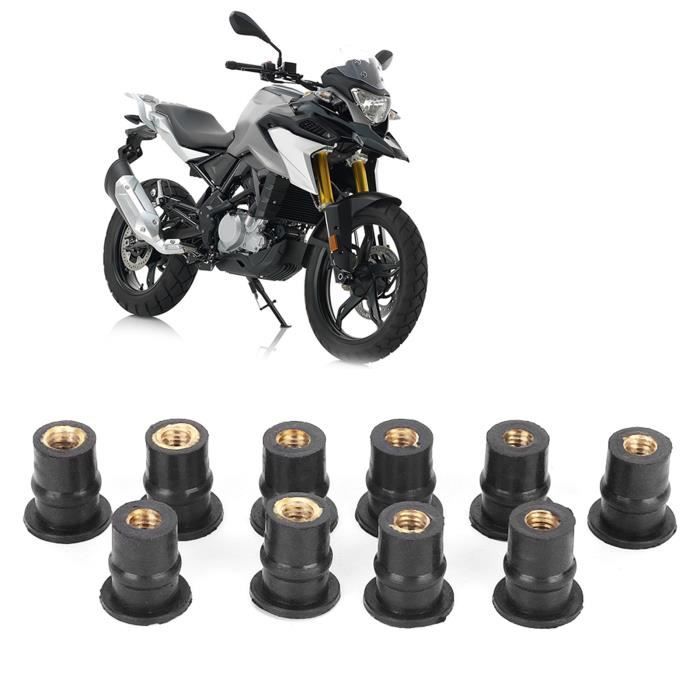 Kit De 12 écrous à Caoutchouc Avec Vis Inox – M4/M5, Pour Kayak, Canoë, Bateau, étanche Et Anti-vibrations