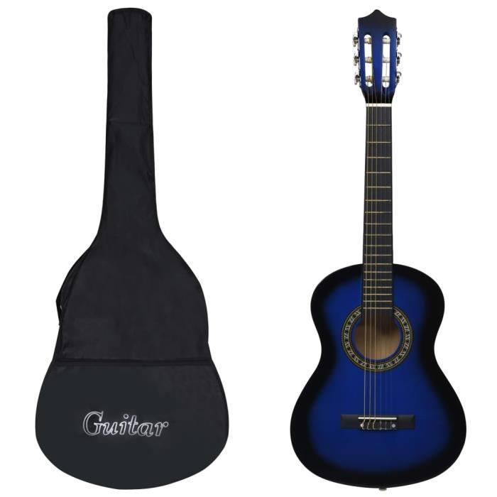 Guitare classique en bois de 76,2 cm avec étui et accessoires pour enfants /filles/garçons/débutants (Redburst Guitare classique en bois de 76,2 cm avec étui et accessoires pour enfants /filles/garçons/débutants (Redburst