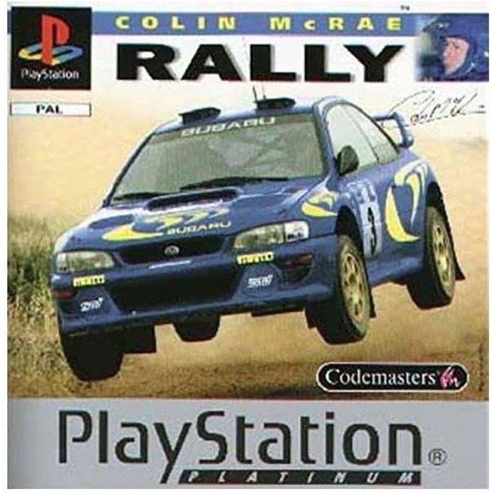 Jeu De Course - Colin Mcrae Rally - PlayStation - Platinum - PS1 - 3+