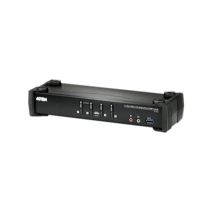 Aten CS1924 switch KVM DisplayPort/USB 3.0/Audio - 4 ports