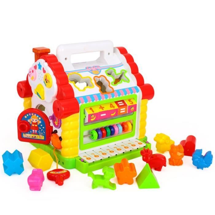 Early Education 1 An Olds Bebe Jouet Multifonctionnel Sagesse Maison Drole Avec La Musique Lumiere Bloc Cube 3m7w8s Cdiscount Jeux Jouets