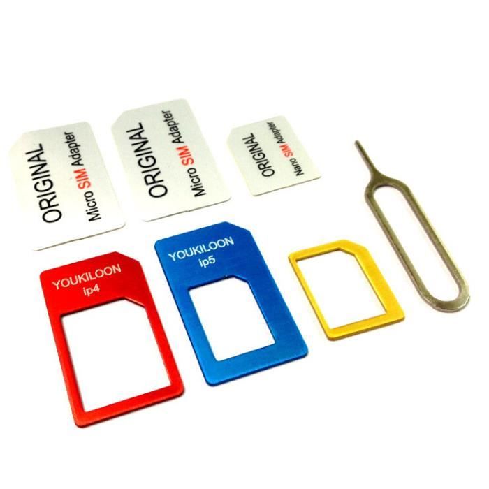 Convertir Nano Carte Sim Vers Micro Sim Standard Set Adaptateur Pour Lg G2 G3 G4 Achat Adaptateur Carte Sim Pas Cher Avis Et Meilleur Prix Cdiscount