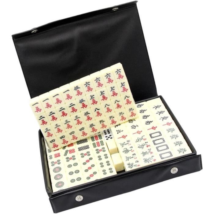 1 Set Mini Mahjong Outdoor Play Set Outdoor Playset Jouet Tuiles Chinoises Jeu En Plein Air Jeu