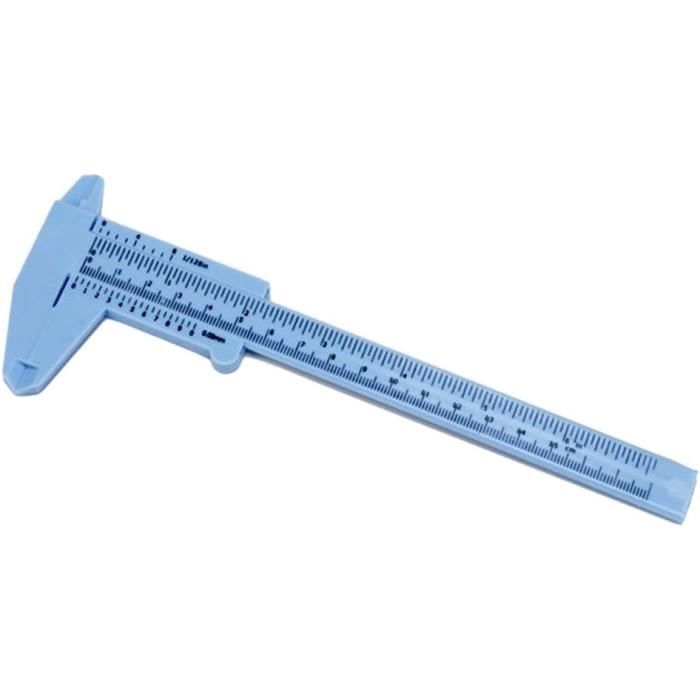 Stylo à Bille Avec étrier 2 En 1 BYUTFA - Stylo Mesureur 100mm, Outil Portable, Plastique Argenté - 7