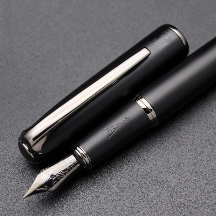 Picasso 916 Malage Füllfederhalter – Extrafeine Feder 0,38 Mm, Mit Konverter, Messing-Korpus, Schwarzes Finish