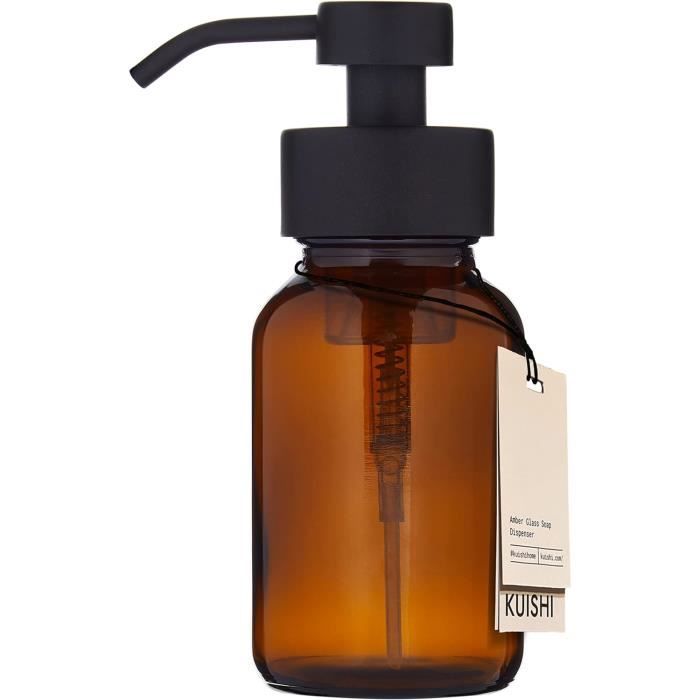 Distributeur De Savon Moussant Mural Afia - Lot De 12 - Capacité 1250 Ml Chacun - Valve Antimicrobienne - Noir/Blanc