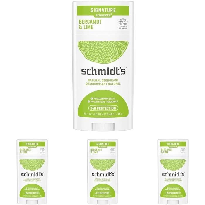 Déodorant Stick Schmidt's Lavande & Sauge 58 Ml - Solide, Sans Alcool - Neuf