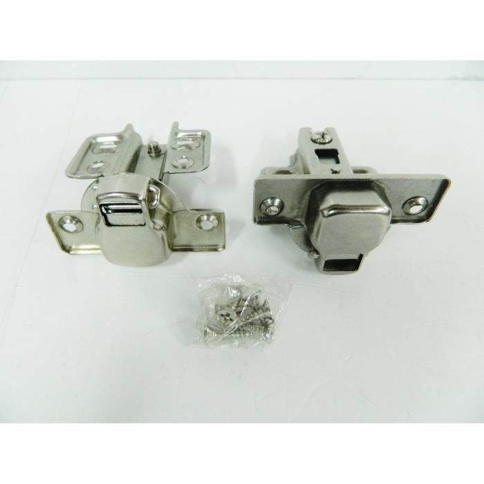 2x Charniere Pour Porte De Cuisine Reglables Meuble Salle De Bain