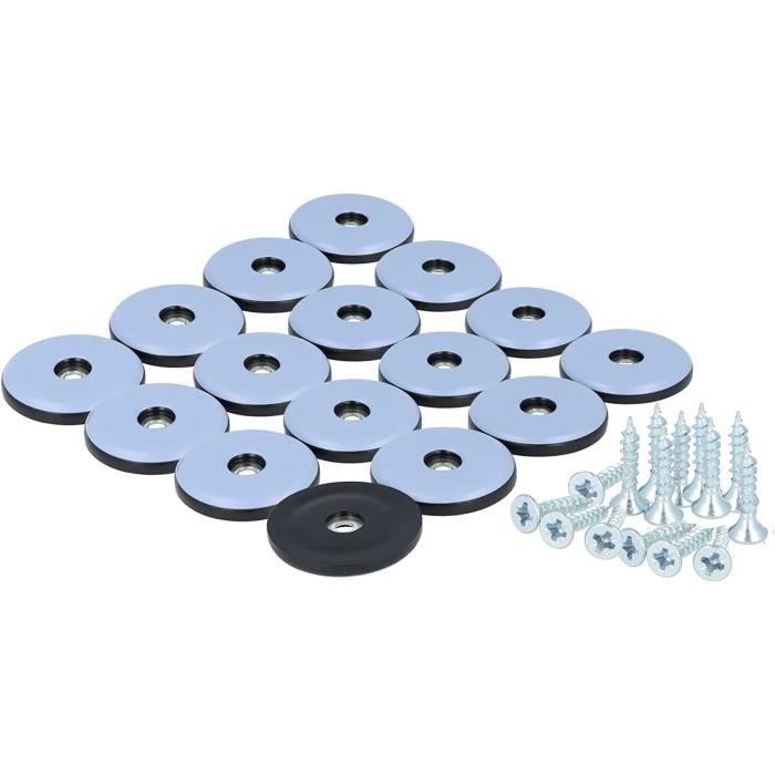 Lot De 15 Patins Ronds Pour Meubles, Patins De Déplacement De Meubles Et Patins à Roulettes