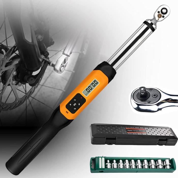 Clé Dynamométrique 1/4 Réglable À 90 Dents Cliquet1/4(5-30 Nm