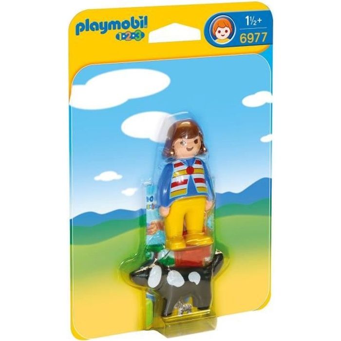 Acheter Playmobil 1.2.3 Fille avec Chien - Juguetilandia