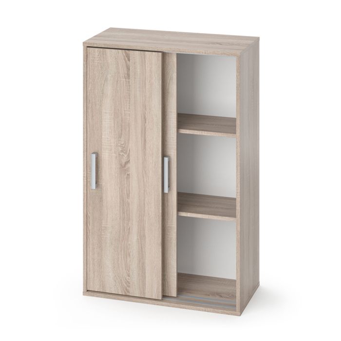 VICCO armoire FALK Sonoma armoire à linge en chêne porte coulissante commode