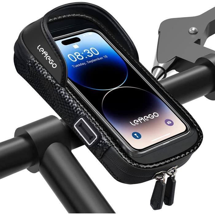 Lemego Support Téléphone Vélo Etanche Sacoche Guidon Cadre Porte Telephone  Trottinette Electrique Moto Sac - Cdiscount Sport