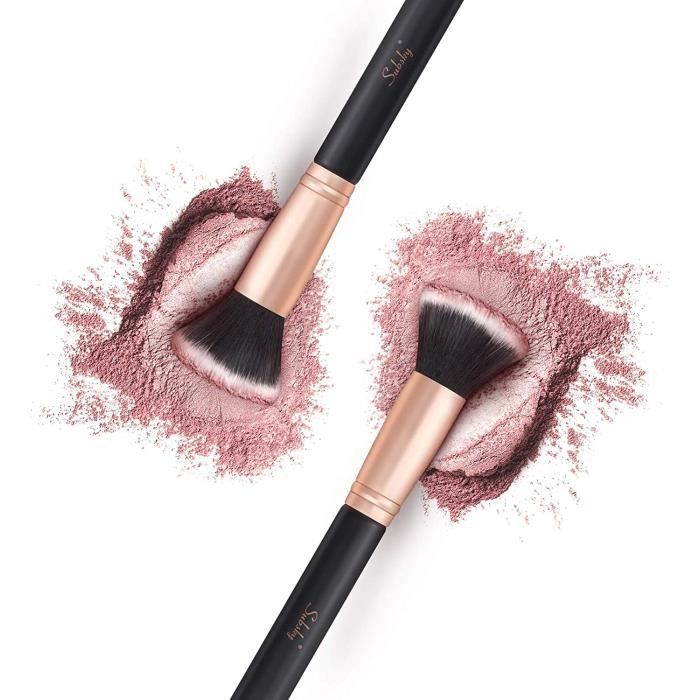 Pinceau fond de teint professionnel kabuki pour maquillage du visage - parfait pour le mélange liquide, crème ou poudre cosmé 257 - Cdiscount Au quotidien Pinceau fond de teint professionnel kabuki pour maquillage du visage - parfait pour le mélange liquide, crème ou poudre cosmé 257 - Cdiscount Au quotidien