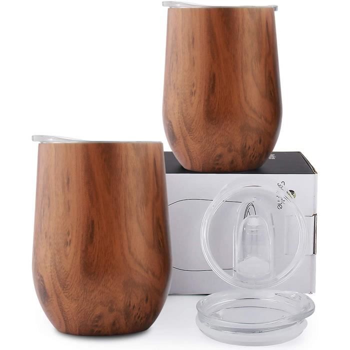 Lot 50 Chopes à Bière Inox Double Paroi 14 Oz - Coffret Cadeau
