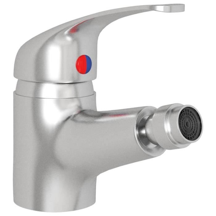 Mitigeur de bidet de salle de bain vidaXL Surface chromée Cartouche à disque en céramique - vue 2