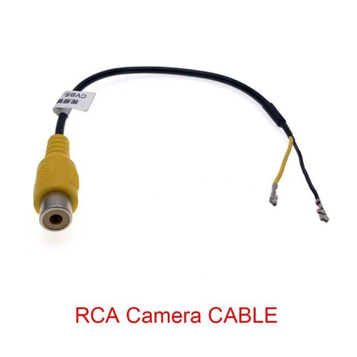 Caméra RCA - Câble De Sortie Rca Universel Pour Voiture, Adaptateur De ...