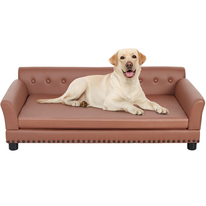 canapé chien grande taille: fauteuil pour grand chiens lit avec coussin orthopétique 120x78x40cm