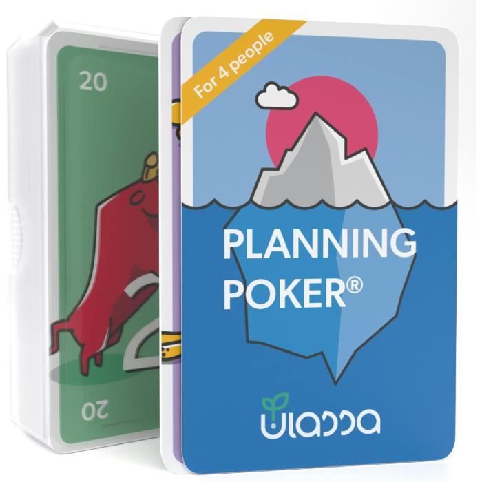 Jeu De Carte De Agile Planning Poker Cards Pour 4 Personnes (1 Jeux