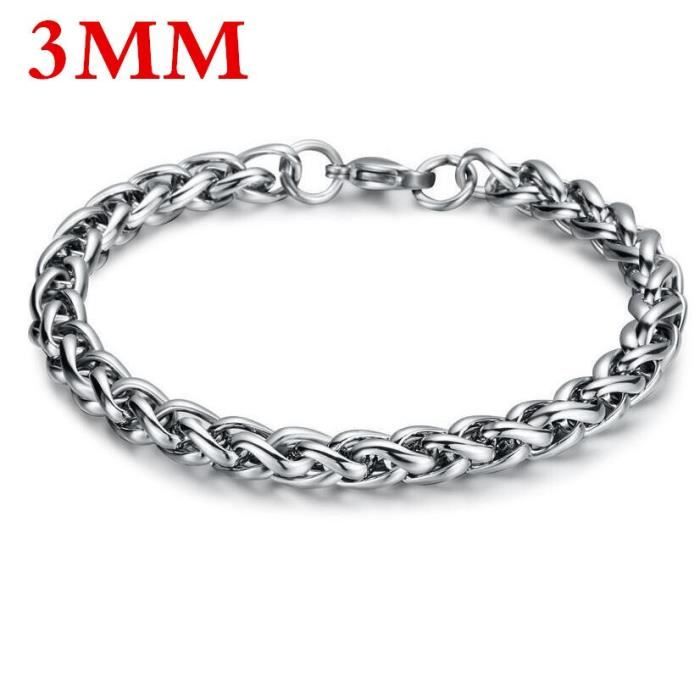 UNICRAFTALE 25m Chaîne Acier Inoxydable 1mm Pour Fabrication Bijoux - Chaîne Collier Bracelet Métal Robuste